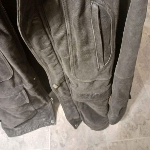 Men's Wilson LARGE ASH LINED Leather Jacket. - Picture 6 of 8